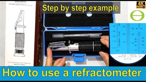 how to calibrate refractometer using tap water|reichert refractometer user manual.